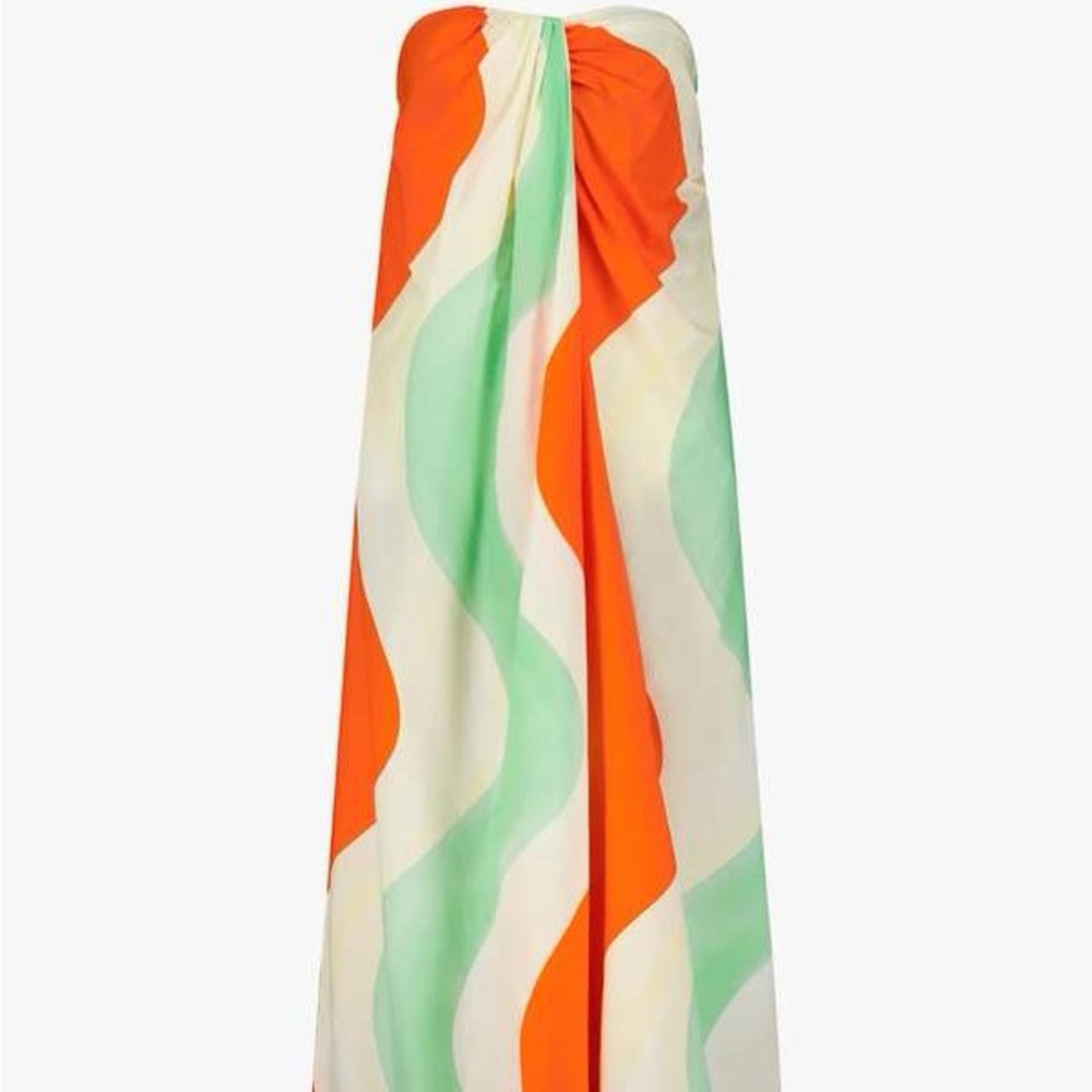 Mara Hoffman Mint Green and Orange Skirt
